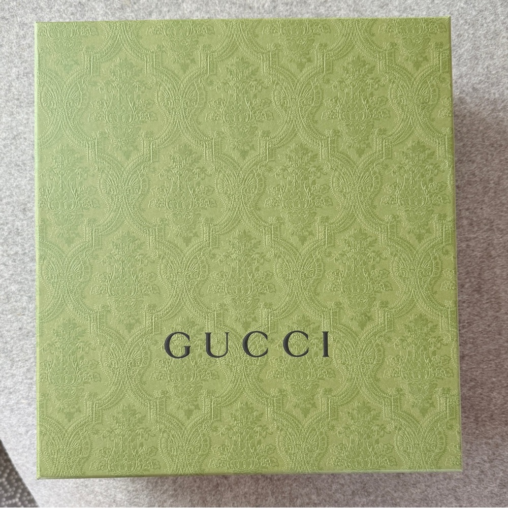 Gucci Women's Snakeskin Platform Sandals - Black and Cream - Picture 7 of 10